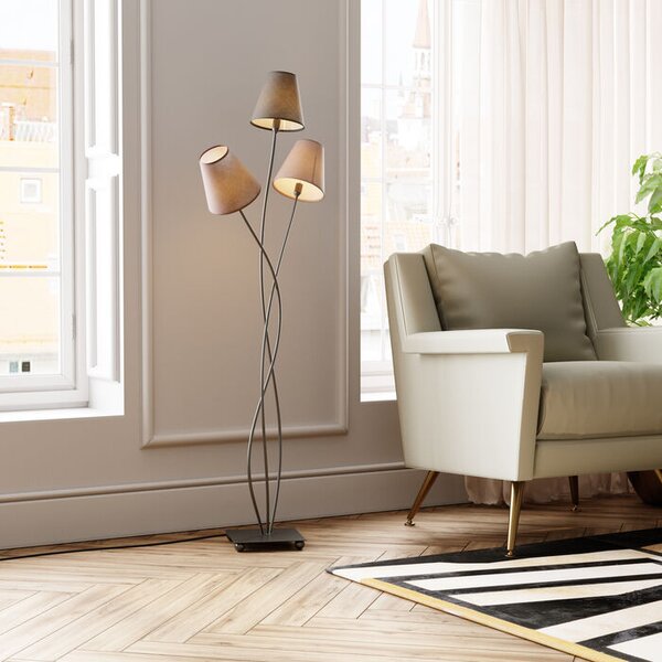 Kare Design Stojící lampa Flexible Mocca