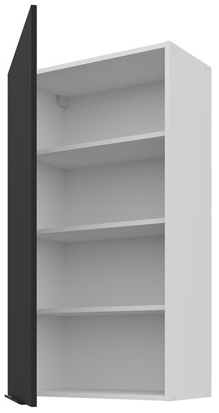 Kuchyňská linka ARIA bc | 270x230 cm | UNI dvířka | bílá/černá
