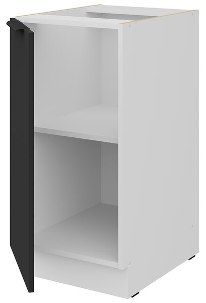 Kuchyňská linka ARIA bc | 270x230 cm | UNI dvířka | bílá/černá