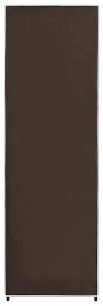 Šatní skříň hnědá 87 x 49 x 159 cm textil 282458