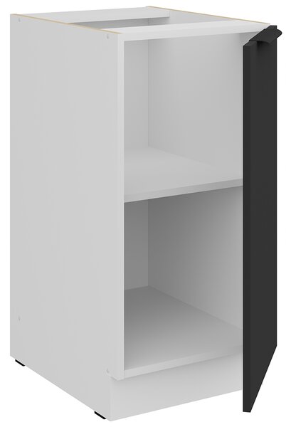 Kuchyňská linka ARIA bc | 270x230 cm | UNI dvířka | bílá/černá