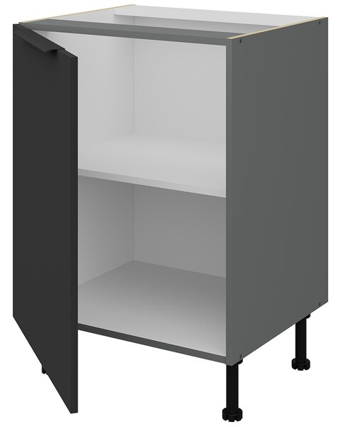 Kuchyňská linka ARIA ab | 300 cm | UNI dvířka | EXTRA VYSOKÁ | ANTIFINGER povrch | antracit/černá