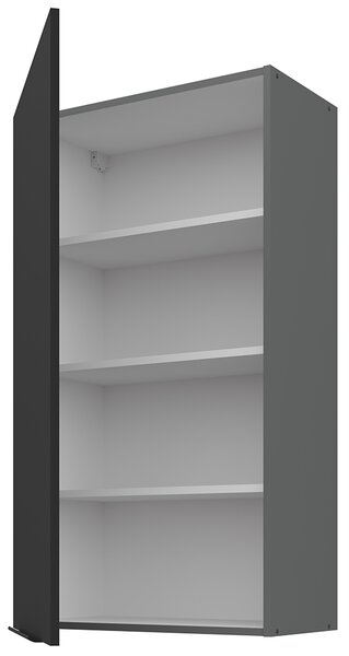 Kuchyňská linka ARIA ab | 300 cm | UNI dvířka | EXTRA VYSOKÁ | ANTIFINGER povrch | antracit/černá