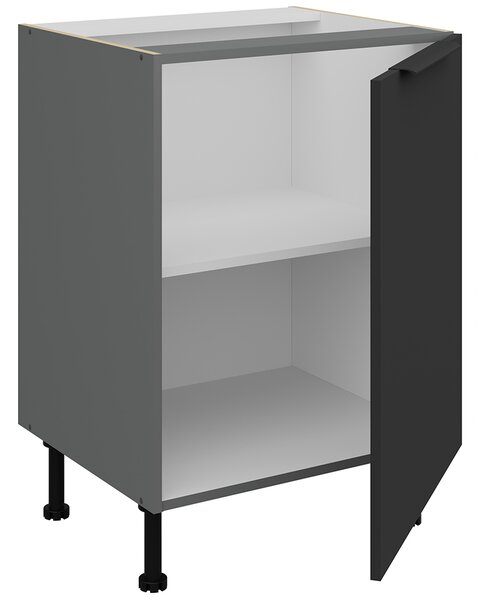Kuchyňská linka ARIA ab | 300 cm | UNI dvířka | EXTRA VYSOKÁ | ANTIFINGER povrch | antracit/černá