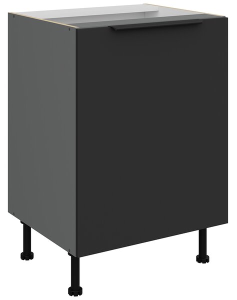 Kuchyňská linka ARIA ab | 300 cm | UNI dvířka | EXTRA VYSOKÁ | ANTIFINGER povrch | antracit/černá