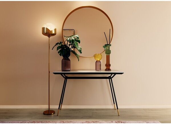 Kare Design Stojící lampa Golden Goblet Ball - zlatá