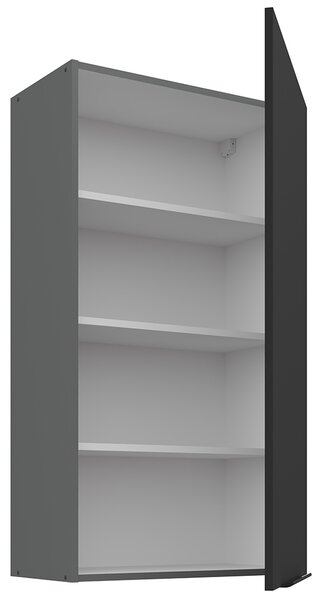 Kuchyňská linka ARIA ab | 300 cm | UNI dvířka | EXTRA VYSOKÁ | ANTIFINGER povrch | antracit/černá