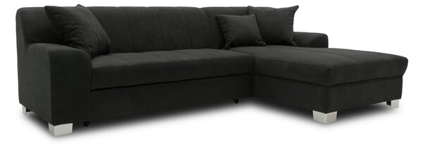 ROHOVÁ SEDAČKA, textil, černá MID.YOU - Sedací soupravy, Online Only