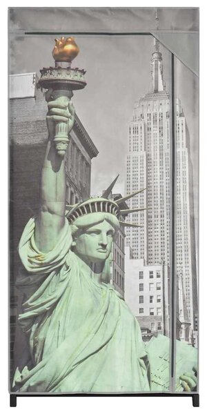 Šatní skříň New York 75 x 45 x 160 cm textil 282461