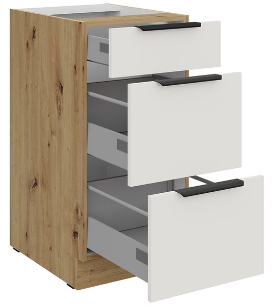 Kuchyňská linka ARIA az | 255 cm | UNI dvířka | artisan/bílá