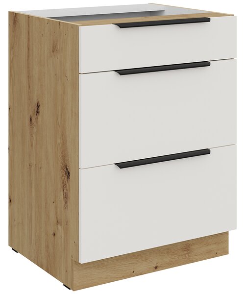 Kuchyňská linka ARIA az | 255 cm | UNI dvířka | artisan/bílá