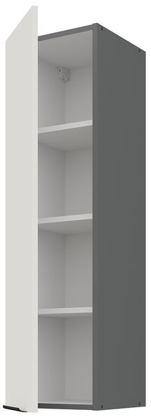 Kuchyňská linka ARIA aw | 300 cm | UNI dvířka | EXTRA VYSOKÁ | ANTIFINGER povrch | antracit/bílá