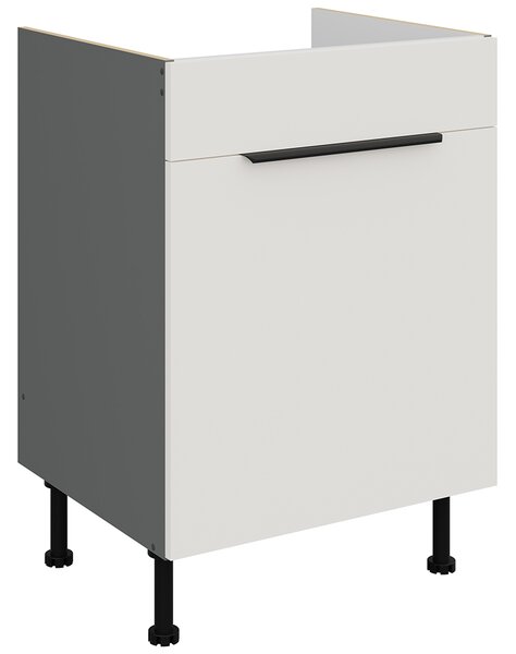 Kuchyňská linka ARIA aw | 300 cm | UNI dvířka | EXTRA VYSOKÁ | ANTIFINGER povrch | antracit/bílá