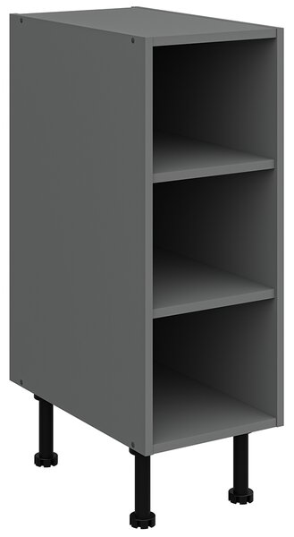 Kuchyňská linka ARIA aw | 300 cm | UNI dvířka | EXTRA VYSOKÁ | ANTIFINGER povrch | antracit/bílá