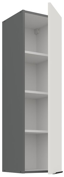 Kuchyňská linka ARIA aw | 300 cm | UNI dvířka | EXTRA VYSOKÁ | ANTIFINGER povrch | antracit/bílá