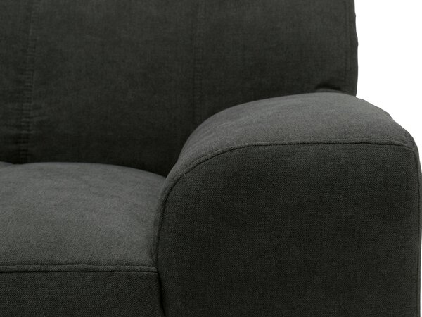 ROHOVÁ SEDAČKA, textil, černá MID.YOU - Sedací soupravy, Online Only