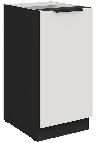 Kuchyňská linka ARIA wb | 390 cm | UNI dvířka | černá/bílá