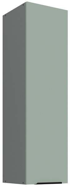 Kuchyňská linka ARIA sa | 300 + 180 cm | UNI dvířka | EXTRA VYSOKÁ | ANTIFINGER povrch | antracit/aquamarine