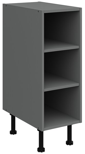 Kuchyňská linka ARIA sa | 300 + 180 cm | UNI dvířka | EXTRA VYSOKÁ | ANTIFINGER povrch | antracit/aquamarine