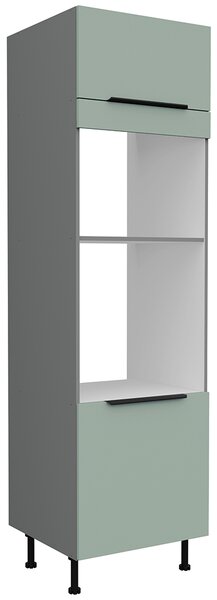 Kuchyňská linka ARIA sa | 300 + 180 cm | UNI dvířka | EXTRA VYSOKÁ | ANTIFINGER povrch | antracit/aquamarine