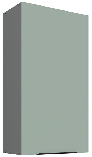 Kuchyňská linka ARIA sa | 300 + 180 cm | UNI dvířka | EXTRA VYSOKÁ | ANTIFINGER povrch | antracit/aquamarine