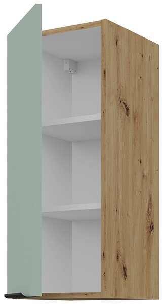 Kuchyňská linka ARIA st | 255 cm | UNI dvířka | ANTI FINGERPRINT povrch | artisan/aquamarine
