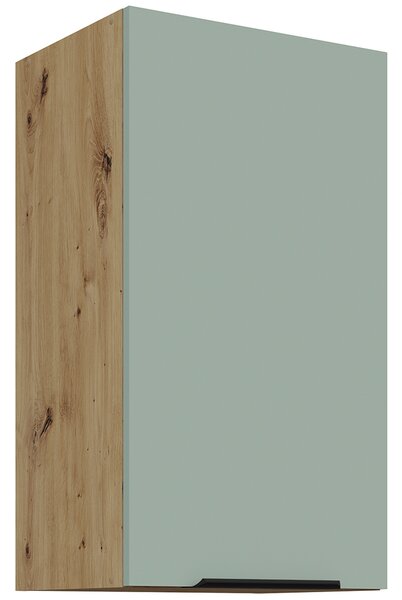 Kuchyňská linka ARIA st | 255 cm | UNI dvířka | ANTI FINGERPRINT povrch | artisan/aquamarine