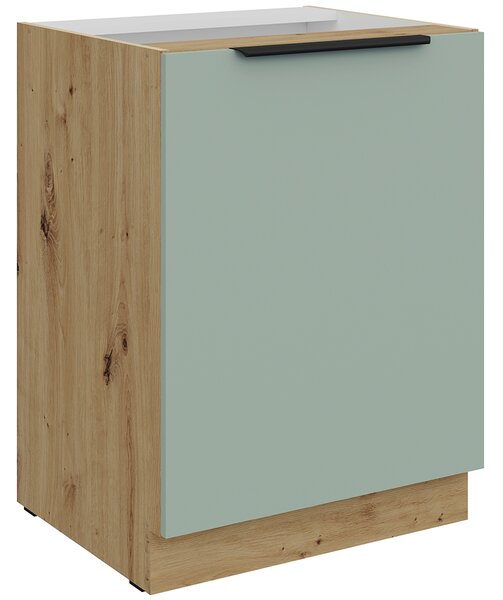 Kuchyňská linka ARIA st | 255 cm | UNI dvířka | ANTI FINGERPRINT povrch | artisan/aquamarine