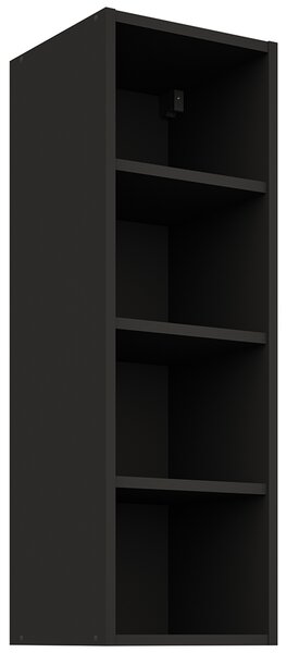 Kuchyňská linka ARIA sc | 390 cm | UNI dvířka | ANTI FINGERPRINT povrch | černá/aquamarine