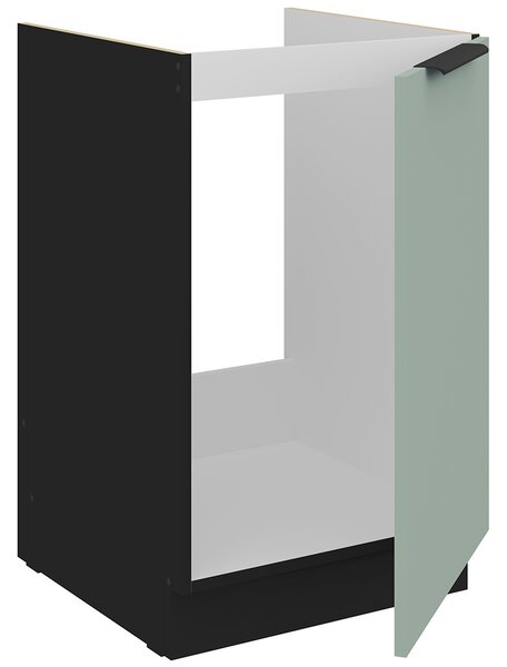 Kuchyňská linka ARIA sc | 390 cm | UNI dvířka | ANTI FINGERPRINT povrch | černá/aquamarine