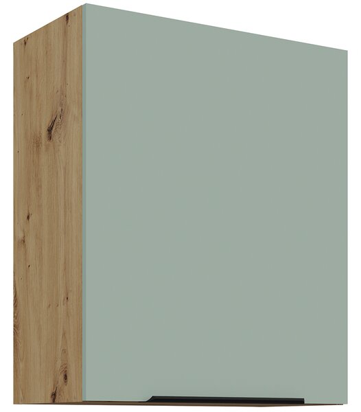 Kuchyňská linka ARIA st | 255 cm | UNI dvířka | ANTI FINGERPRINT povrch | artisan/aquamarine