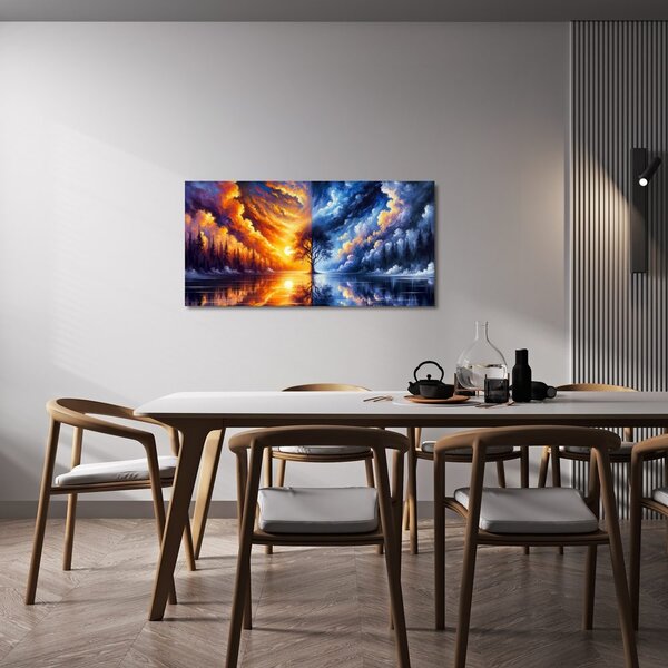 Obraz magický strom života v krajině