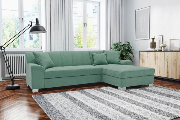 ROHOVÁ SEDAČKA, textil, mátově zelená MID.YOU - Sedací soupravy, Online Only