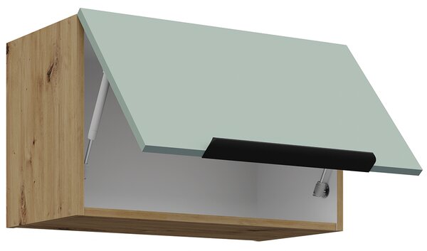 Kuchyňská linka ARIA st | 255 cm | UNI dvířka | ANTI FINGERPRINT povrch | artisan/aquamarine