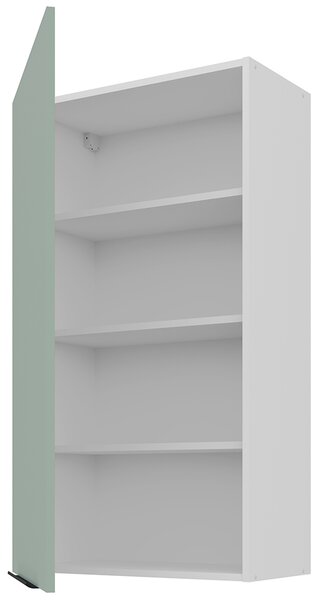 Kuchyňská linka ARIA sb | 270x230 cm | UNI dvířka | bílá/aquamarine