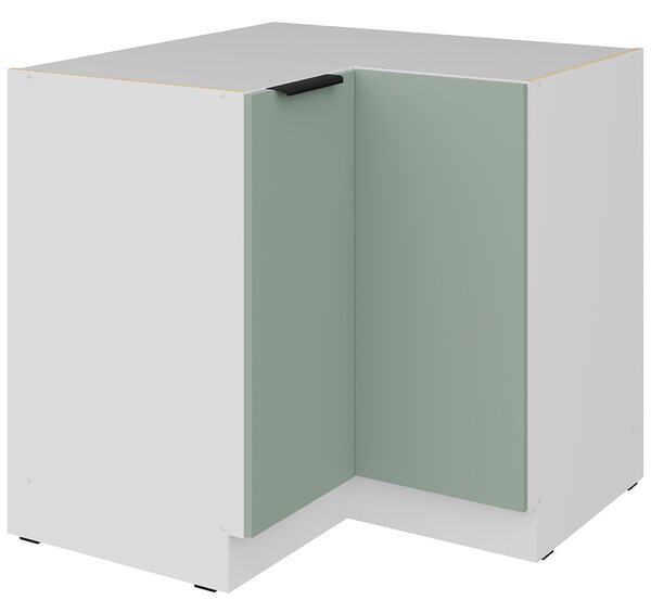 Kuchyňská linka ARIA sb | 270x230 cm | UNI dvířka | bílá/aquamarine