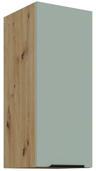 Kuchyňská linka ARIA st | 255 cm | UNI dvířka | ANTI FINGERPRINT povrch | artisan/aquamarine