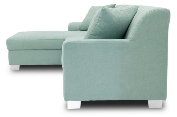 ROHOVÁ SEDAČKA, textil, mátově zelená MID.YOU - Sedací soupravy, Online Only
