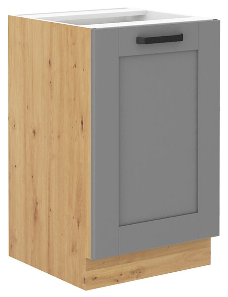 Kuchyňská linka LUNA du | 120 + 230 cm | PREMIUM BOX zásuvky | UNI dvířka | artisan/šedá