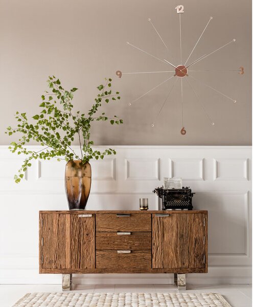 Kare Design Nástěnné hodiny Umbrella Rose Gold