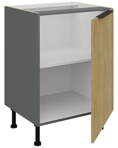 Kuchyňská linka CREMONA ac | 260 cm | UNI dvířka | antracit/cremona
