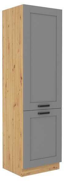 Kuchyňská linka LUNA du | 120 + 230 cm | PREMIUM BOX zásuvky | UNI dvířka | artisan/šedá