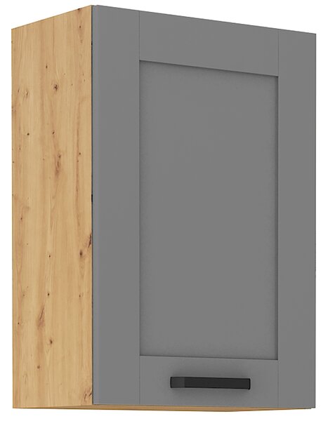 Kuchyňská linka LUNA du | 120 + 230 cm | PREMIUM BOX zásuvky | UNI dvířka | artisan/šedá