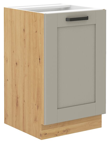 Kuchyňská linka LUNA sa | 120 + 230 cm | PREMIUM BOX zásuvky | UNI dvířka | artisan/světle šedá