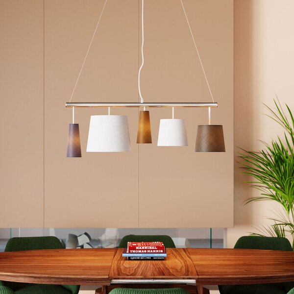 Kare Design Závěsná lampa Parecchi Silver 100 cm