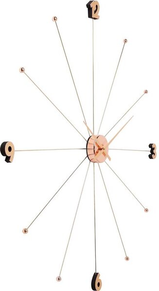 Kare Design Nástěnné hodiny Umbrella Rose Gold