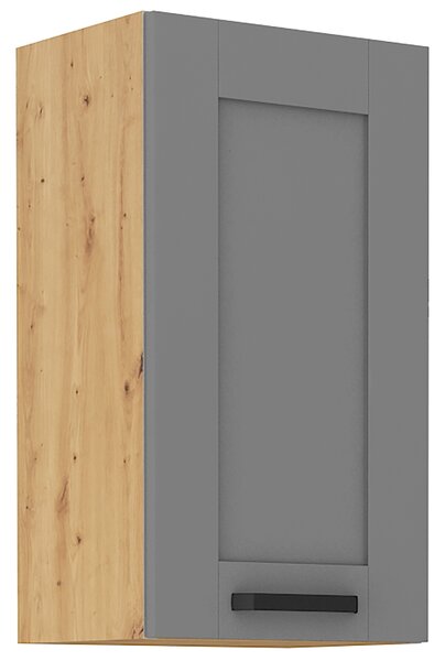 Kuchyňská linka LUNA du | 120 + 230 cm | PREMIUM BOX zásuvky | UNI dvířka | artisan/šedá