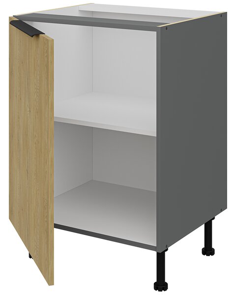 Kuchyňská linka CREMONA ac | 260 cm | UNI dvířka | antracit/cremona