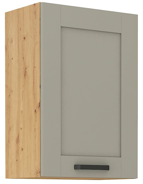 Kuchyňská linka LUNA sa | 120 + 230 cm | PREMIUM BOX zásuvky | UNI dvířka | artisan/světle šedá