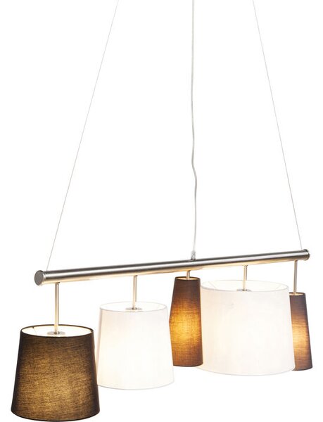 Kare Design Závěsná lampa Parecchi Silver 100 cm